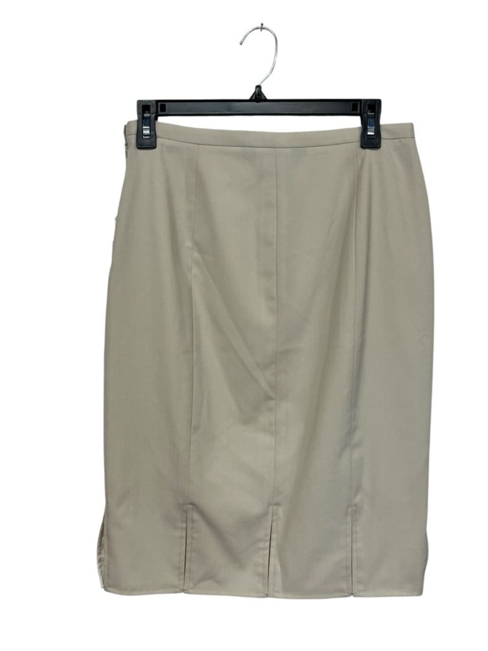 NWT Doncaster Collection | Beige Wool Blend Formal Pencil Skirt 4